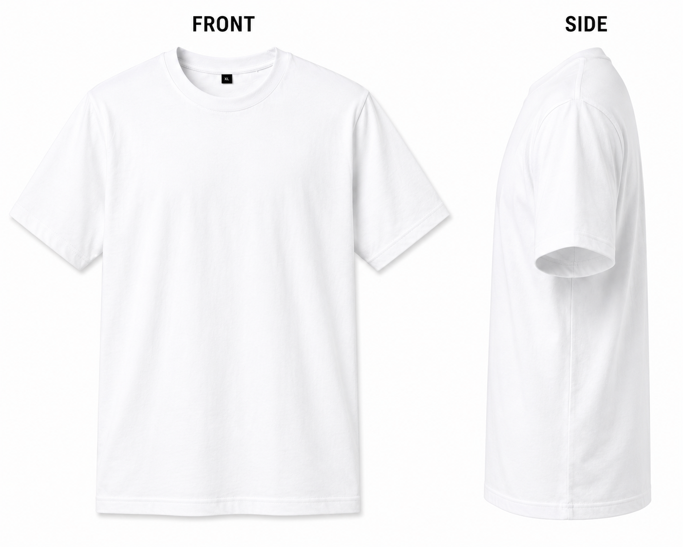 Men’s Plain T-shirt | Black And White